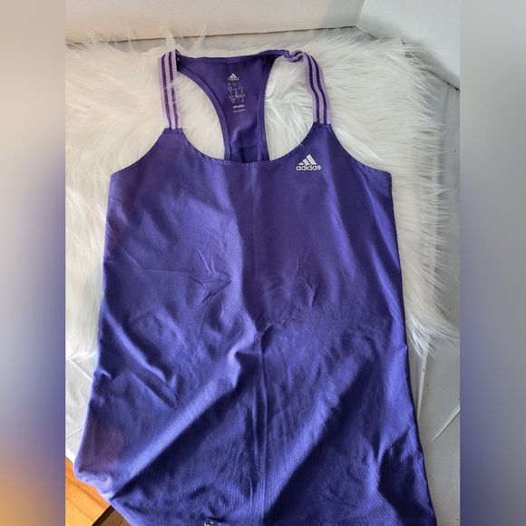 Adidas Purple Sleeveless Tank Top, Size Small - Picture 4 of 7